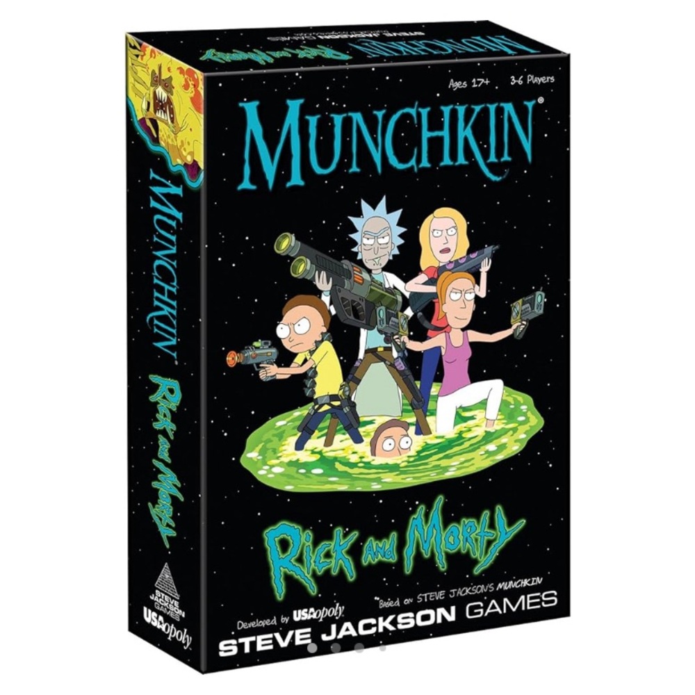 MUNCHKIN: Rick And Morty Card Game | Rick and Morty Adult Swim Munchkin